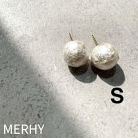 コットンパールピアスS   Silver925ポスト