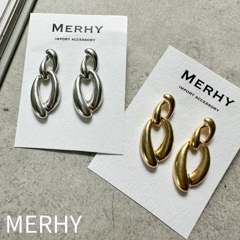 ダブルフープピアス | MERHY