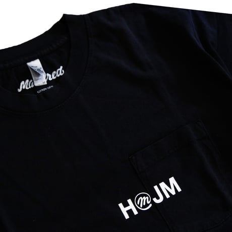 HMJM × Mastered オリジナルポケットTシャツ（ブラック）