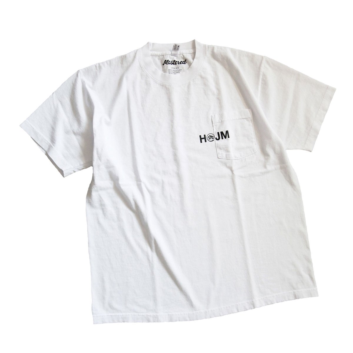 HMJM × Mastered オリジナルポケットTシャツ（ホワイト） | Mastered