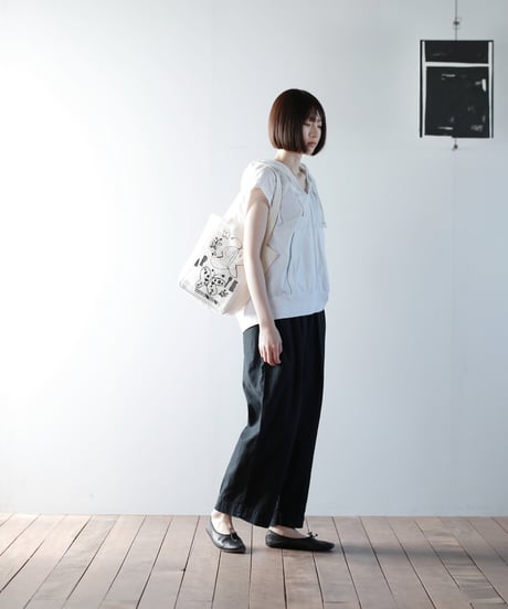 ARTE POVERA｜【 2025summer57 】ギルダン染め RE-フードフレンチT