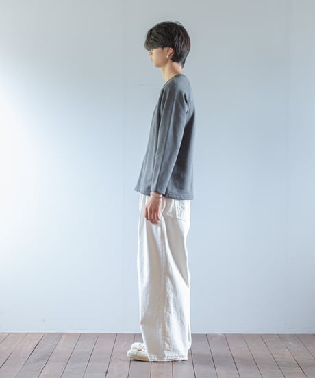 ATPOVA｜【 2026spring14 】 杢裏毛 ヘンリー