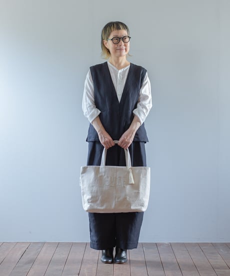 ARTE POVERA｜【 ARTEA - 26SP34 】 フランスUSEDシーツ 「ARTE」 BAG (L)