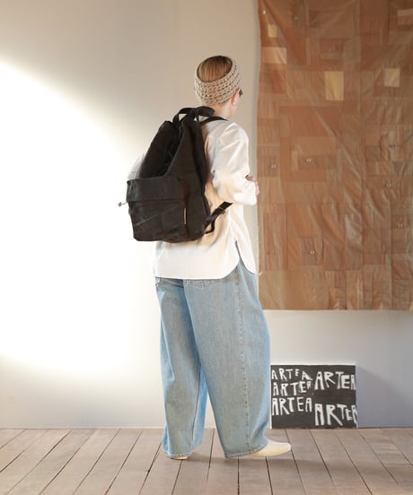 ARTE POVERA｜【 23WI45 】チェコ軍麻袋 RE-巾着リュック