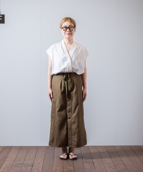 ARTE POVERA 再構築　ミリタリースカート　ロング CATEGORY スカート | ARTEA