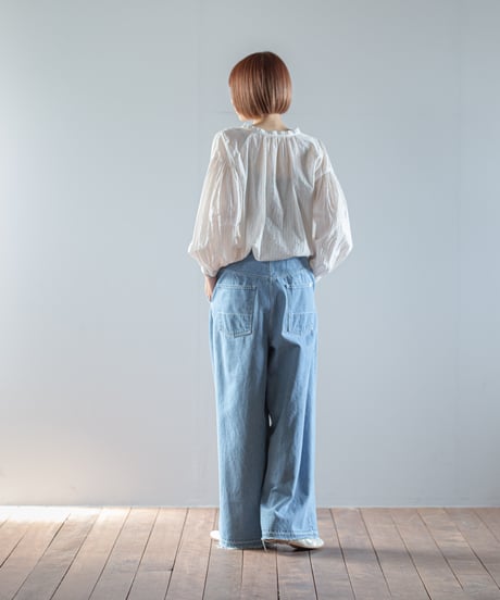 ATPOVA｜【 2026spring73 】 12OZデニム 2タックワイドカットオフパンツ