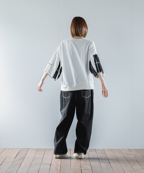 ARTE POVERA｜【 26SU53 】 ギルダン RE-パッチワーク7分袖スリーブ