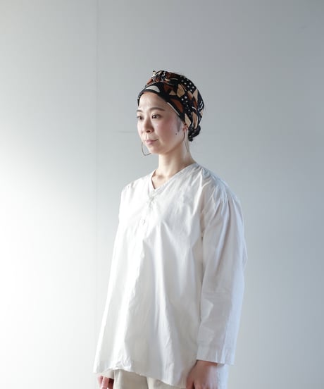 ATPOVA｜【 24SU03 】インドハンドプリント ターバン