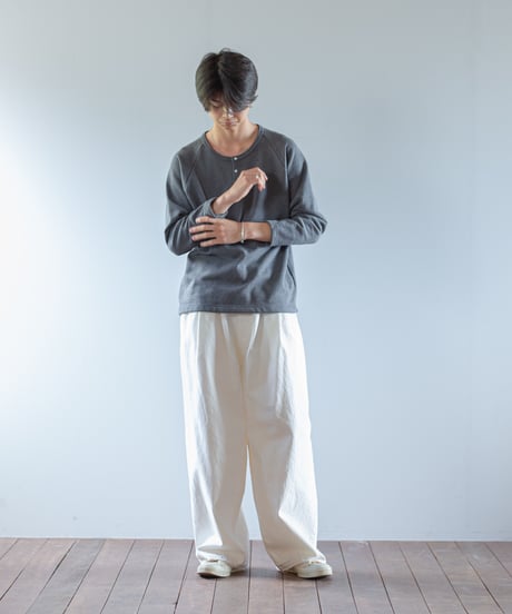 ATPOVA｜【 2026spring14 】 杢裏毛 ヘンリー