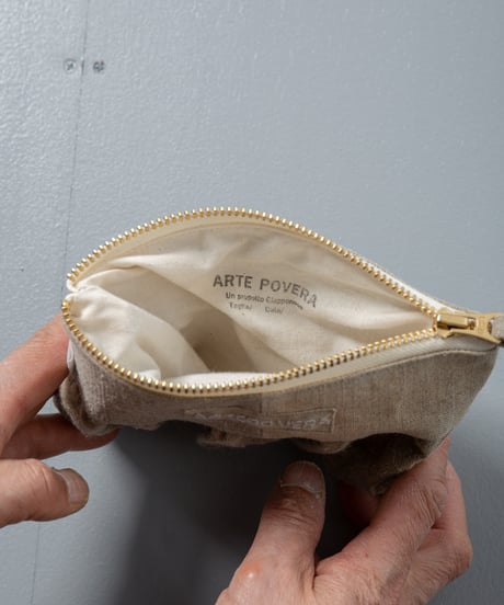 ARTE POVERA｜【 26WI21 】 イタリアシーツ RE-ポーチ(S)