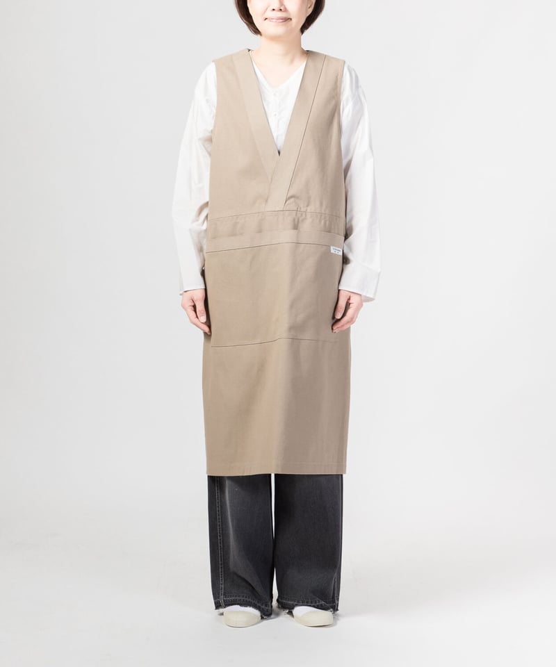 ☆【 artea-apron001 】 厚手の コットンエプロン | ARTEA