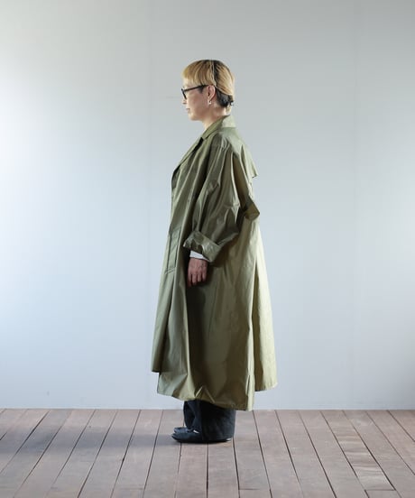 ARTE POVERA｜【 26SP90 】 フランスレインコート RE-ワイドコート（フード取外し）