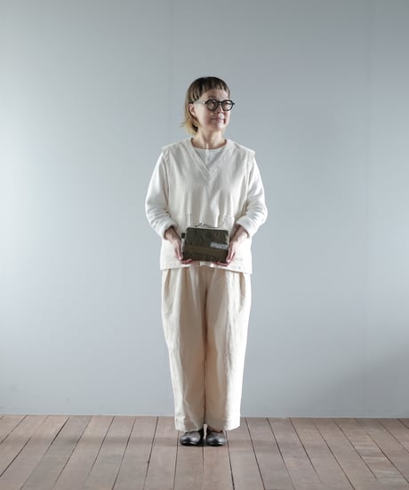 ★ARTE POVERA｜【 2024winter67 】チェコキルトパンツ RE-ポーチ(S)