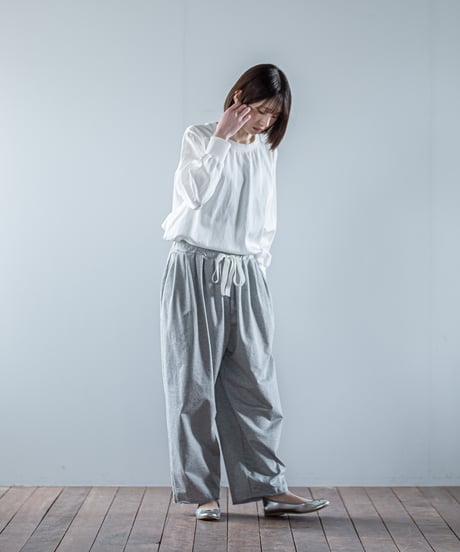ATPOVA｜【 26WI03 】 度詰め杢天竺 タックタックPT