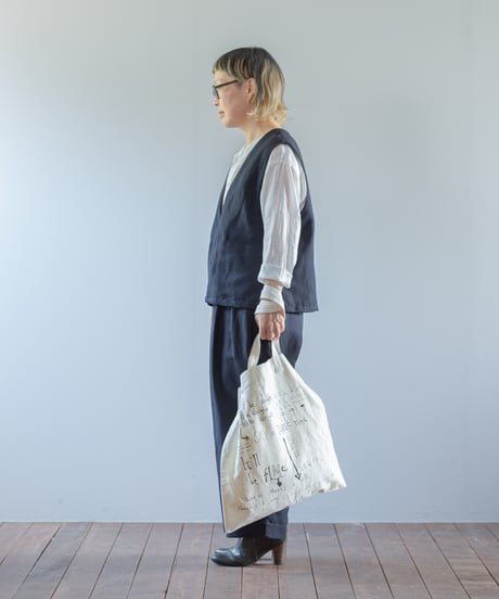 ATPOVA｜【 2026spring20 】 NATSUME X KOTETSU コラボ 「どうにかなるさ」 コットンリネントートBAG②