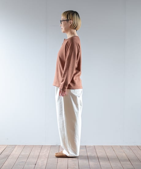 ATPOVA｜【 2025winter03 】 Linen cotton 裏毛 ヘンリー
