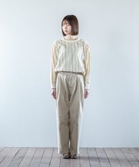 ATPOVA｜【 26WI26 】 C/N裏起毛 2タックPT