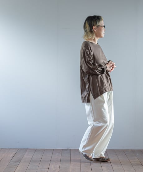 ATPOVA｜【 2026spring40 】 コットンカルゼ洗いざらし クルーSH