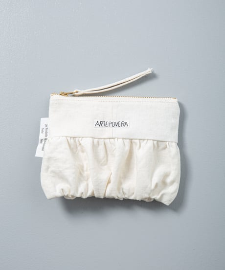 ARTE POVERA｜【 26WI21 】 イタリアシーツ RE-ポーチ(S)