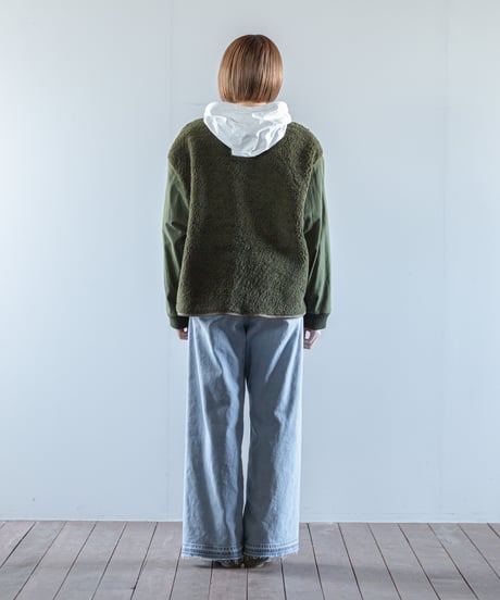 ★ARTE POVERA｜【 2025winter65 】 オランダボアライナー RE-ノーカラーJKT