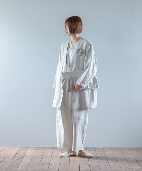 ATPOVA｜【 2026spring07 】 セレモニー リネンポリエステル混 クラッチ