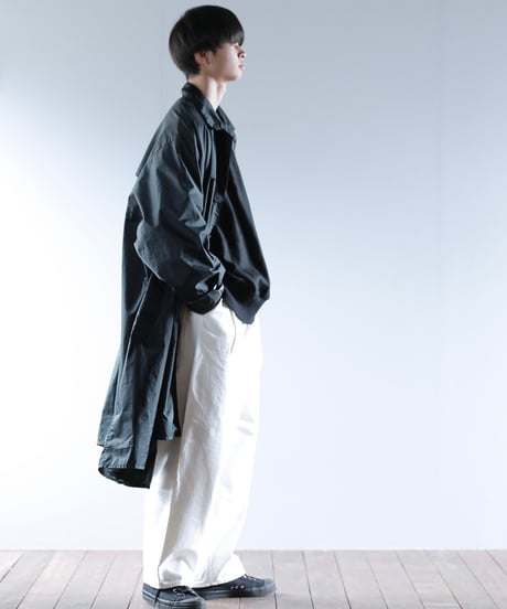 ARTE POVERA｜【 24SP27A 】フランスレインコート RE- 製品染ワイドコート