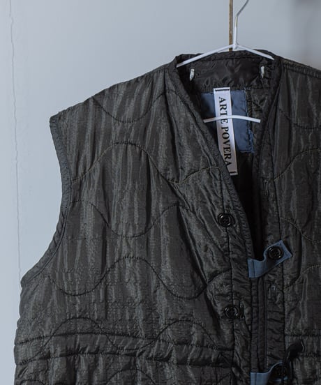 ARTE POVERA｜【 artea-fw2379 】U.Sキルトライナー製品染 RE-ベスト