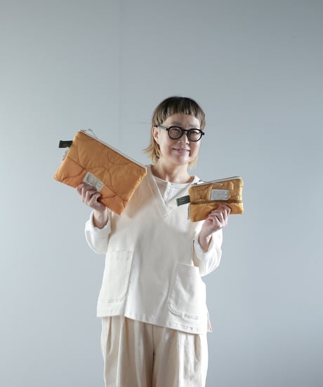 ★ARTE POVERA｜【 ARTEA-23WI06 】U.Sキルトライナー RE-ポーチ（M）