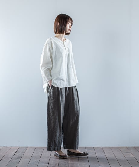 ATPOVA｜【 26WI14 】 L/Cキャバス NEWヘンリーSH(製品染)