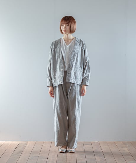 ATPOVA｜【 2026spring66 】 9OZデニム ノーカラーワークJKT