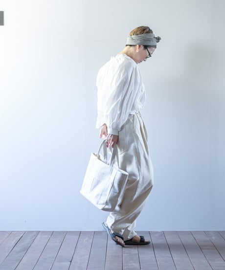 ARTE POVERA｜【 2025spring39 】USEDフランスシーツ BAG(L)
