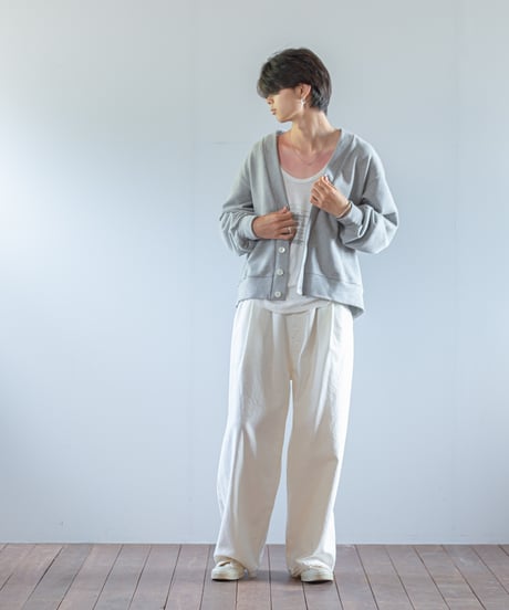 ATPOVA｜【 2026spring16 】 杢裏毛 カーディガン