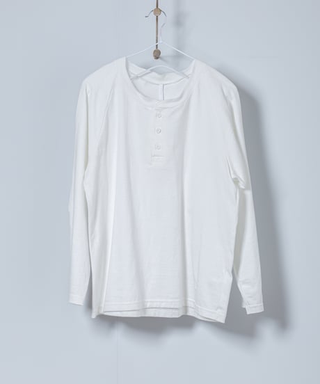 ATPOVA｜【 2025spring15 】16/-ムライト天竺 ラグランヘンリーT
