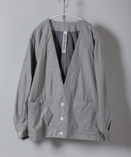 ATPOVA｜【 2026spring66 】 9OZデニム ノーカラーワークJKT