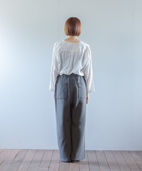 ATPOVA｜【 2026spring17 】 杢裏毛 2タックワイドPT