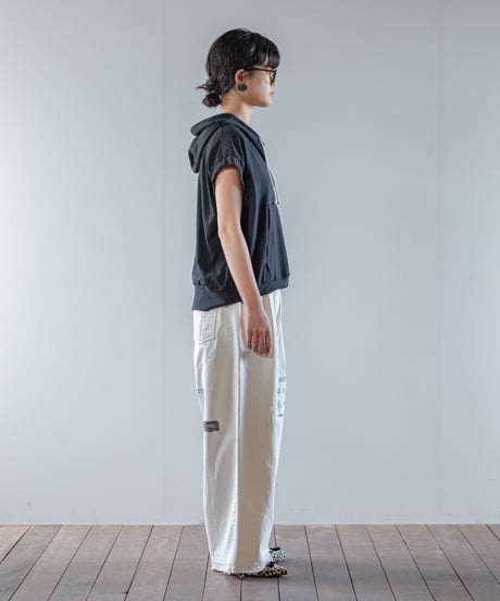 ARTE POVERA｜【 2025summer57 】ギルダン染め RE-フードフレンチT