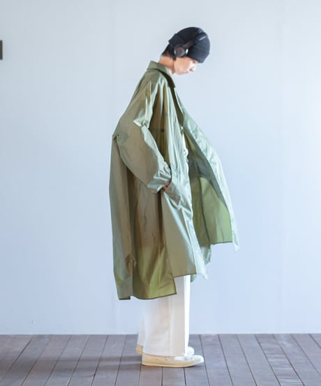 ARTE POVERA｜【 26SP90 】 フランスレインコート RE-ワイドコート（フード取外し）
