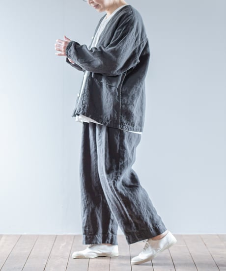 ATPOVA｜【 24WI02 】リネンキャンバス 製品染VカラーJKT
