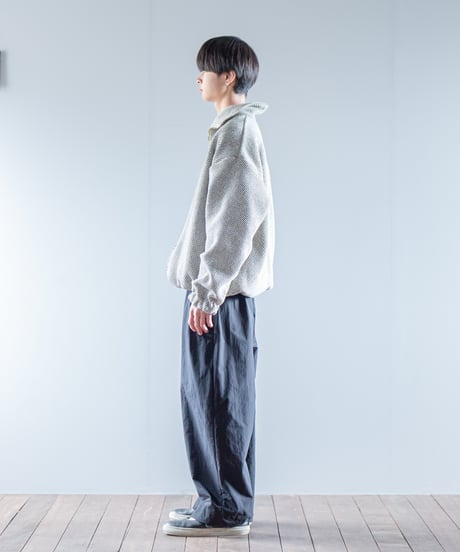 ATPOVA｜【 24WI53 】リネン＆ウール混 ZIP JKT(裏付き)
