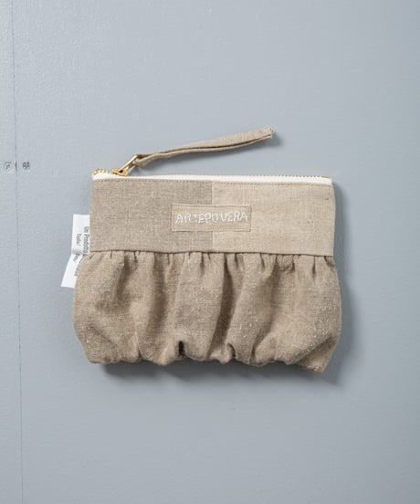 ARTE POVERA｜【 26WI21 】 イタリアシーツ RE-ポーチ(S)