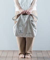 ARTE POVERA｜【 26SU72 】 フランスUSEDシーツMIX RE-ステンシルトート＆ショルダーBAG