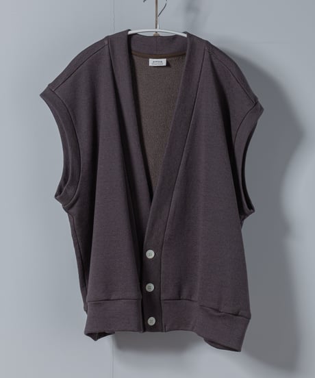 ATPOVA｜【 2025winter04 】 Linen cotton 裏毛 ベスト