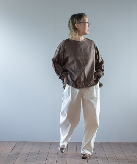 ATPOVA｜【 2026spring40 】 コットンカルゼ洗いざらし クルーSH