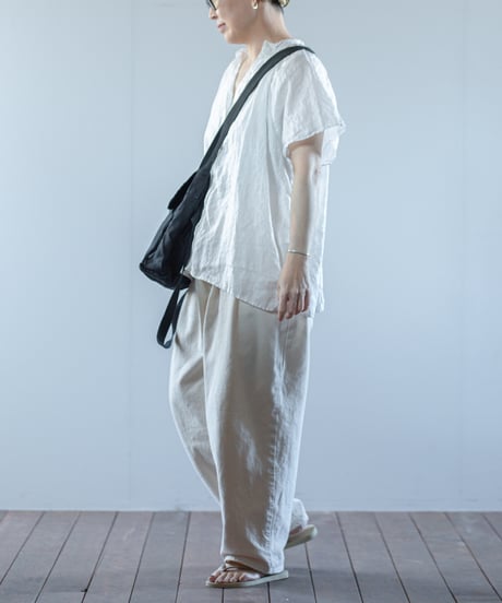 ARTE POVERA｜【 2025summer19 】1960年チェコ軍ショルダー RE-黒染ハンドプリントBAG