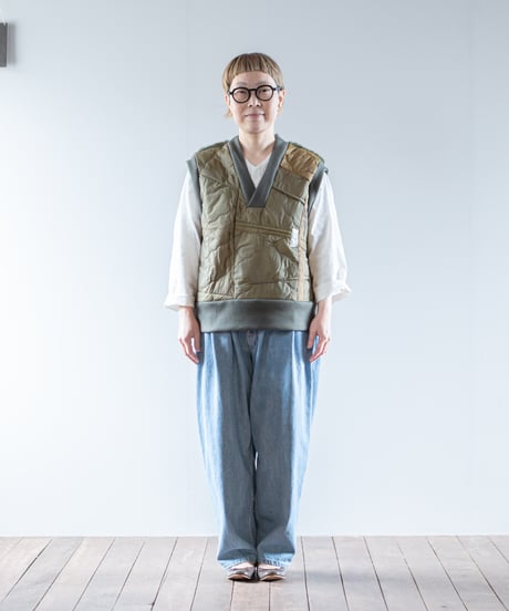 ARTE POVERA｜【 24WI64 】チェコキルトパンツ RE-アーミーMIXベスト