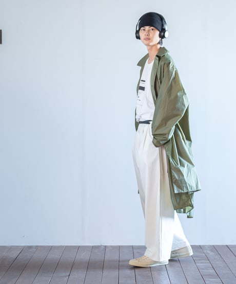 ARTE POVERA｜【 26SP90 】 フランスレインコート RE-ワイドコート（フード取外し）