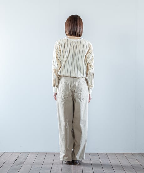 ATPOVA｜【 26WI26 】 C/N裏起毛 2タックPT