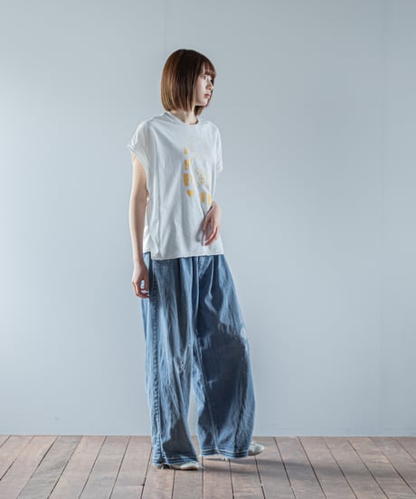 ATPOVA｜【 26SU60 】 12OZデニム 2タックワイドダメージ加工