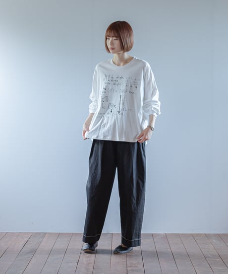 ARTE POVERA｜【 ARTEA - 26SP21 】 NATSUME X KOTETSU コラボ 「どうにかなるさ」 ギルダン RE-message ロンT②