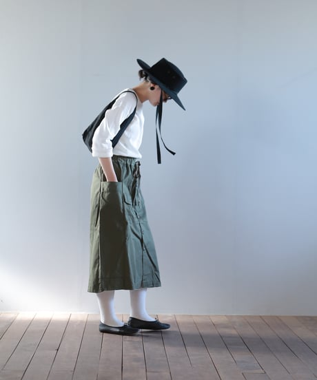 ARTE POVERA｜【 artea-reclothing213 】USファティーグシャツ RE-スカート